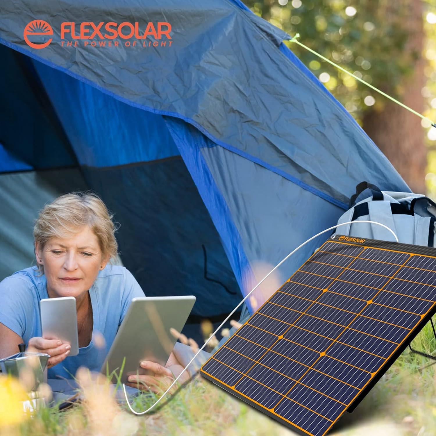 FLEXSOLAR A60 TAŞINABİLİR GÜNEŞ PANELİ 60W