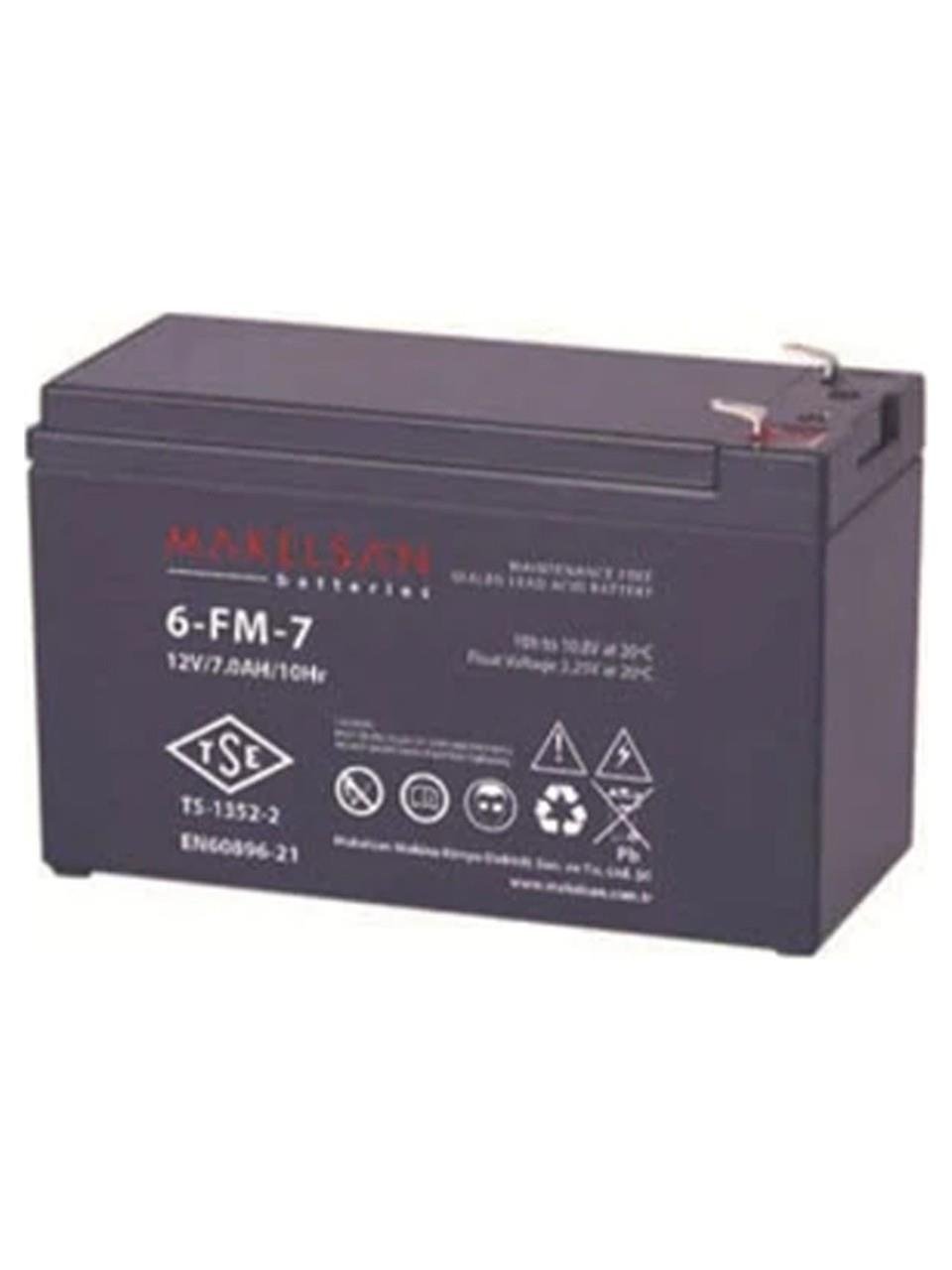 MAKELSAN 12V-7Ah Kuru Tip Akü