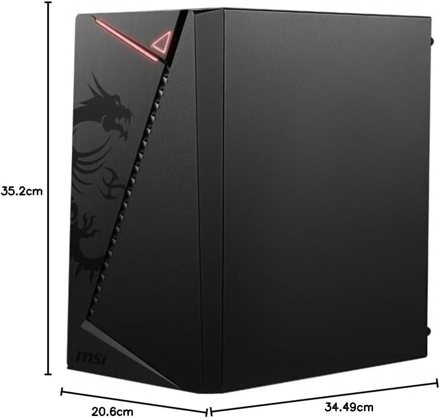 MSI MAG Shield M301 LED Fanlı Micro ATX Oyuncu Kasası
