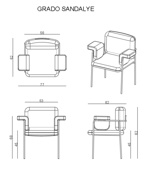 Grado Sandalye