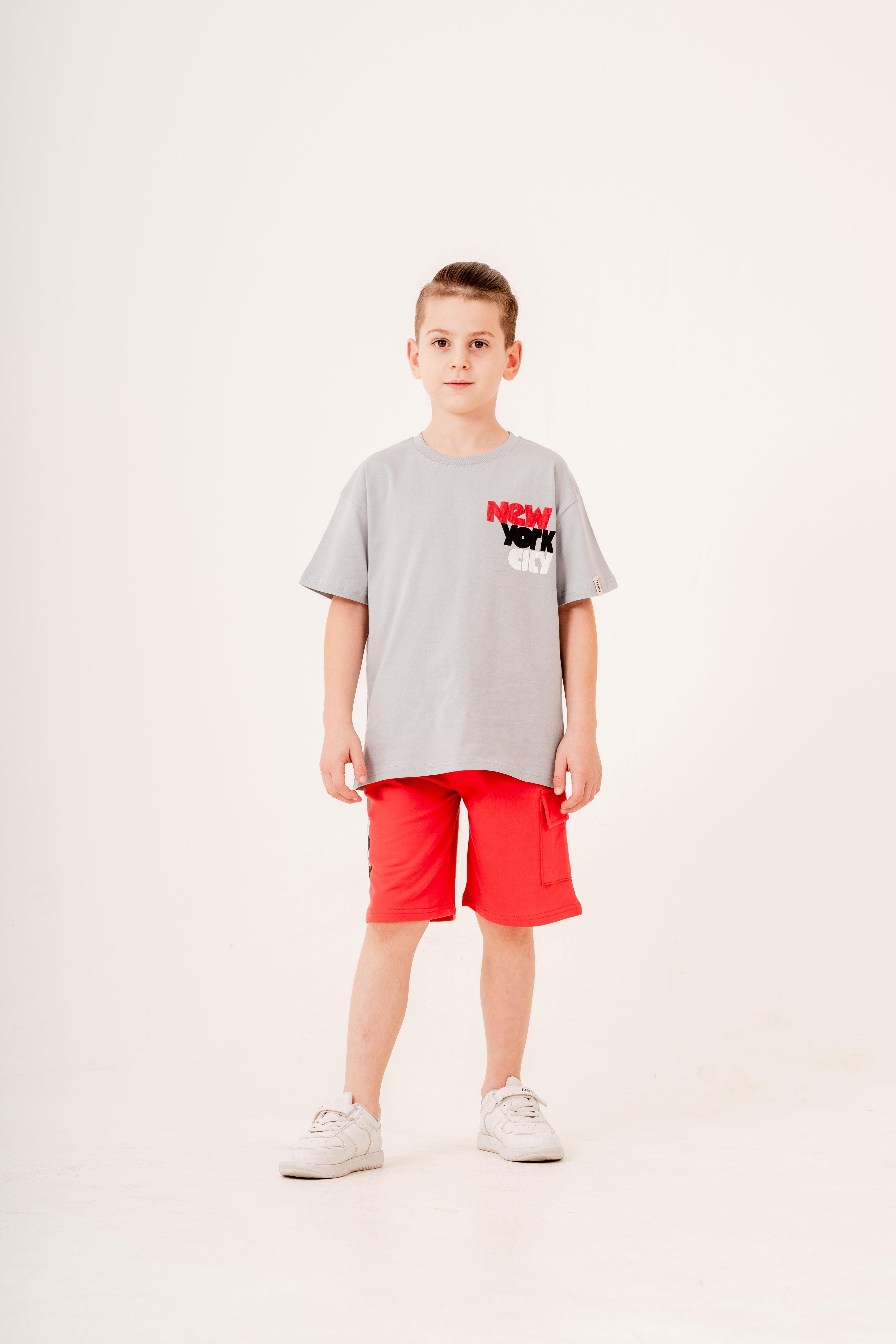 Erkek Çocuk T-Shirt & Şort 2'li Takım