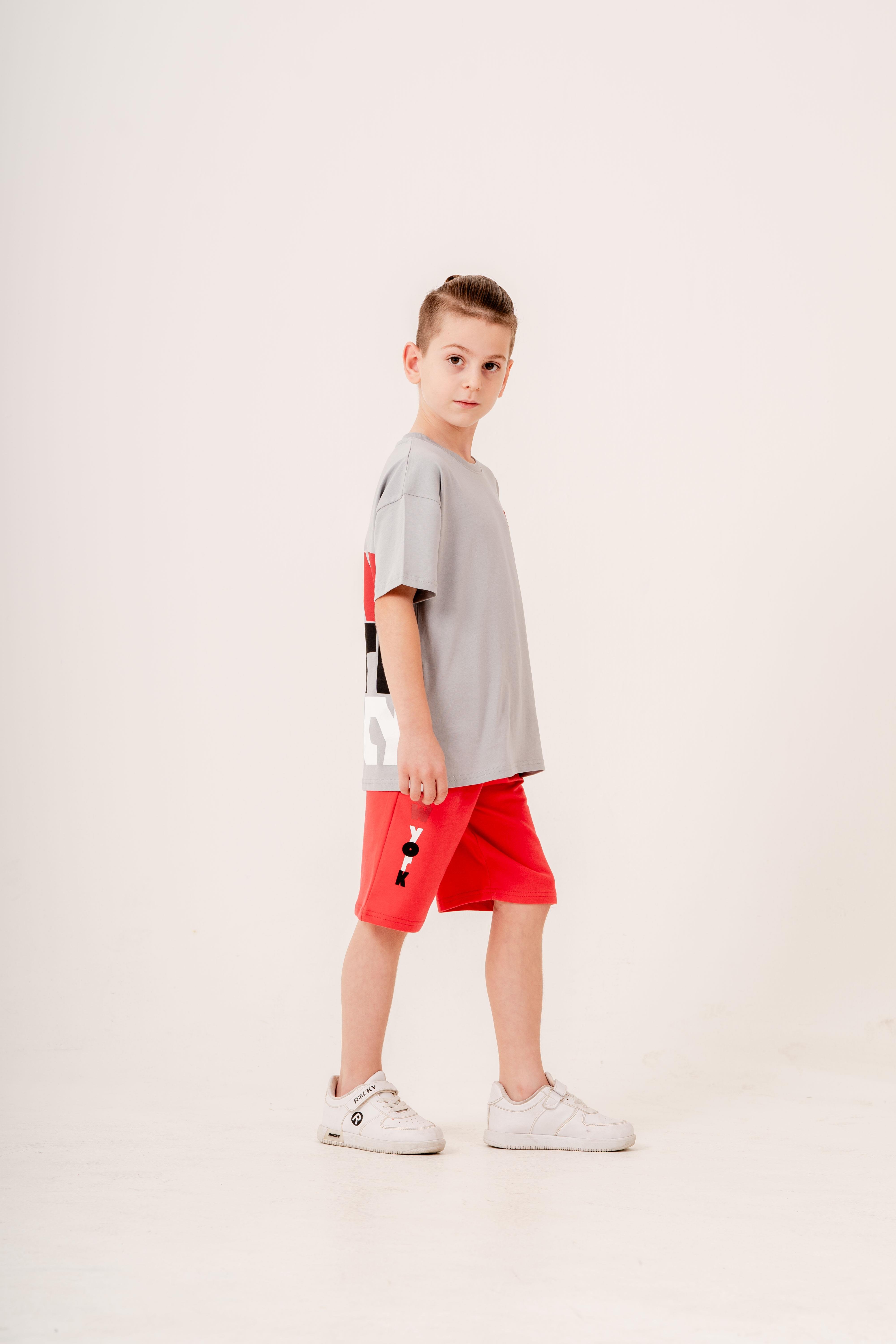 Erkek Çocuk T-Shirt & Şort 2'li Takım