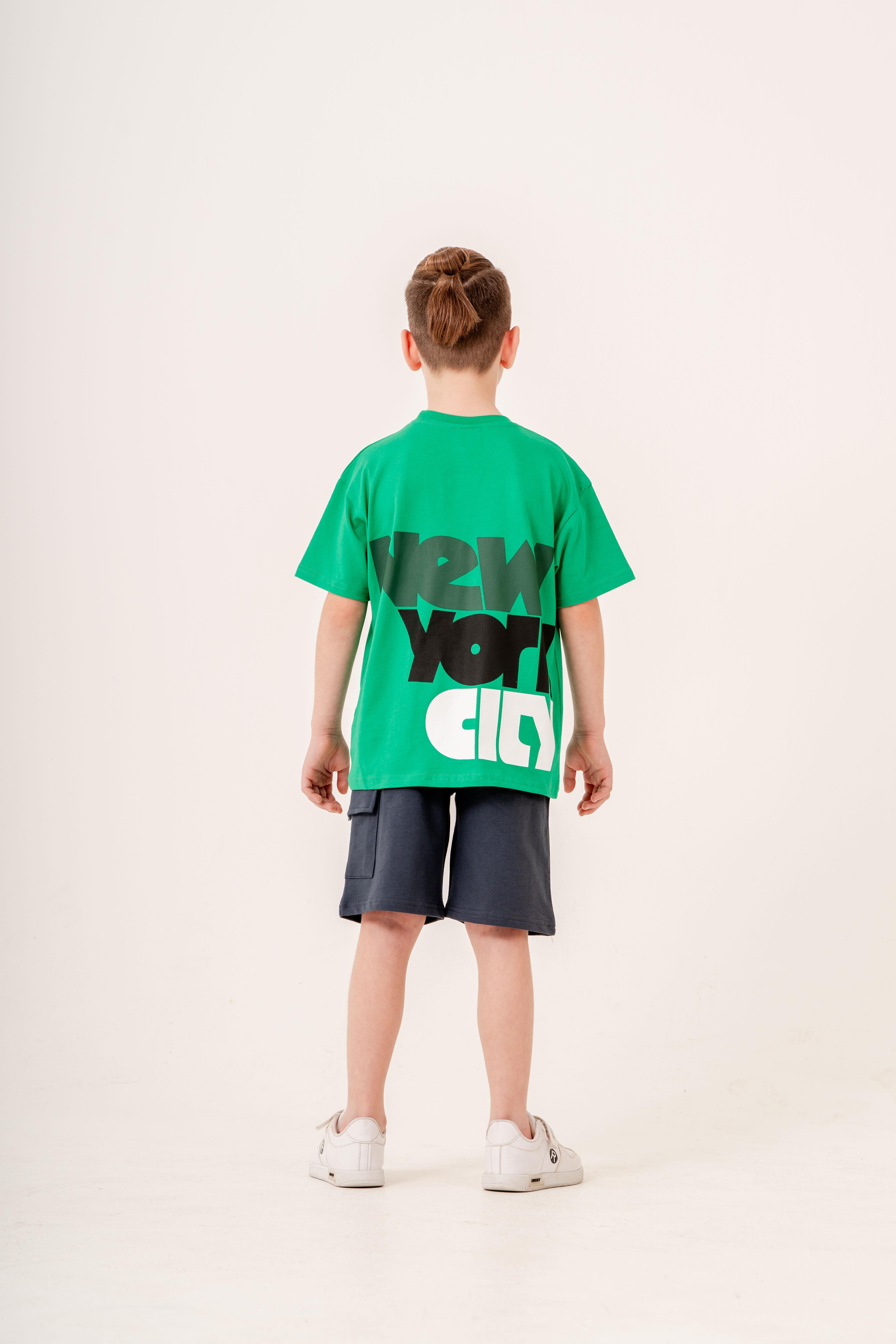 Erkek Çocuk T-Shirt & Şort 2'li Takım