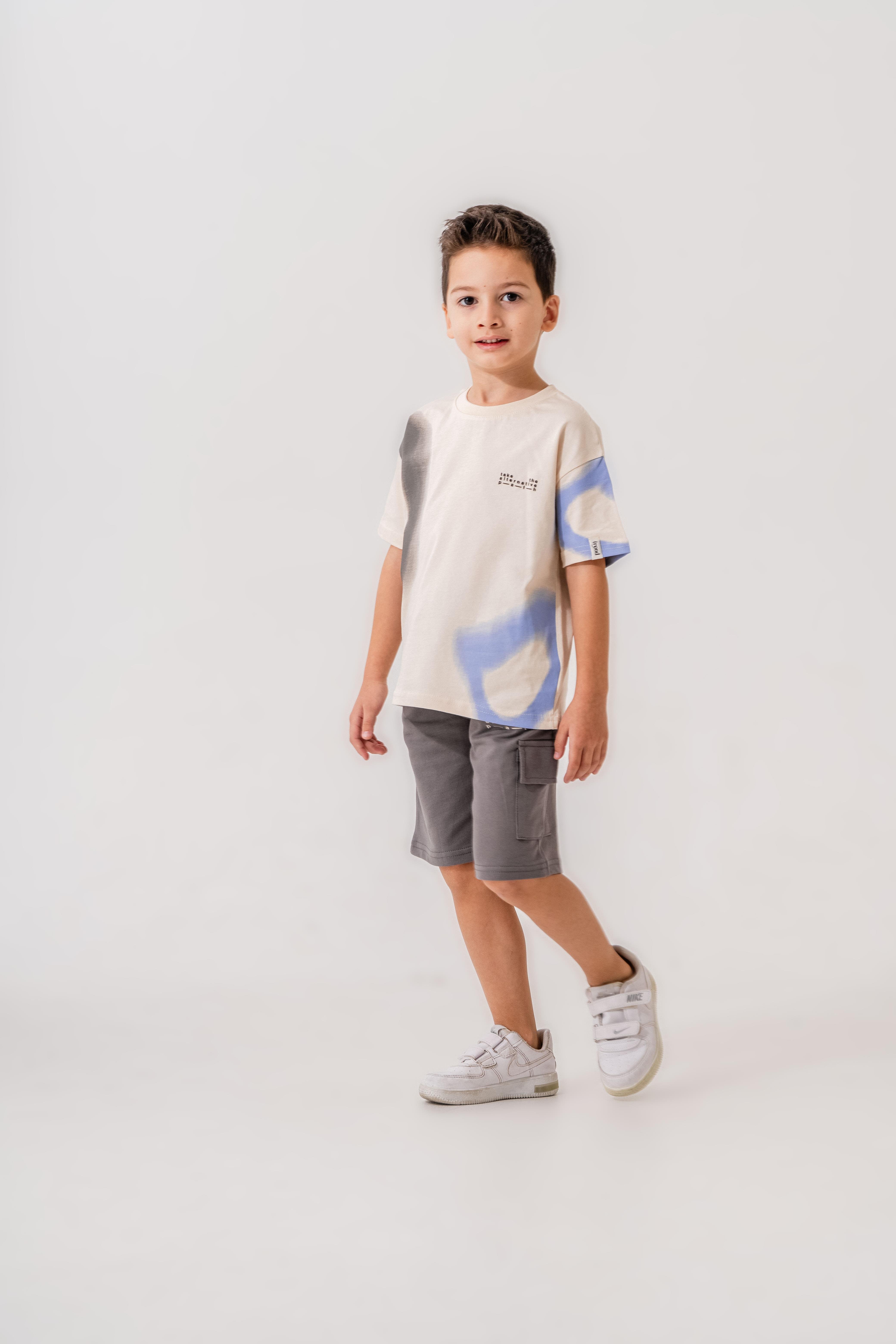 Erkek Çocuk T-Shirt & Şort 2'li Takım