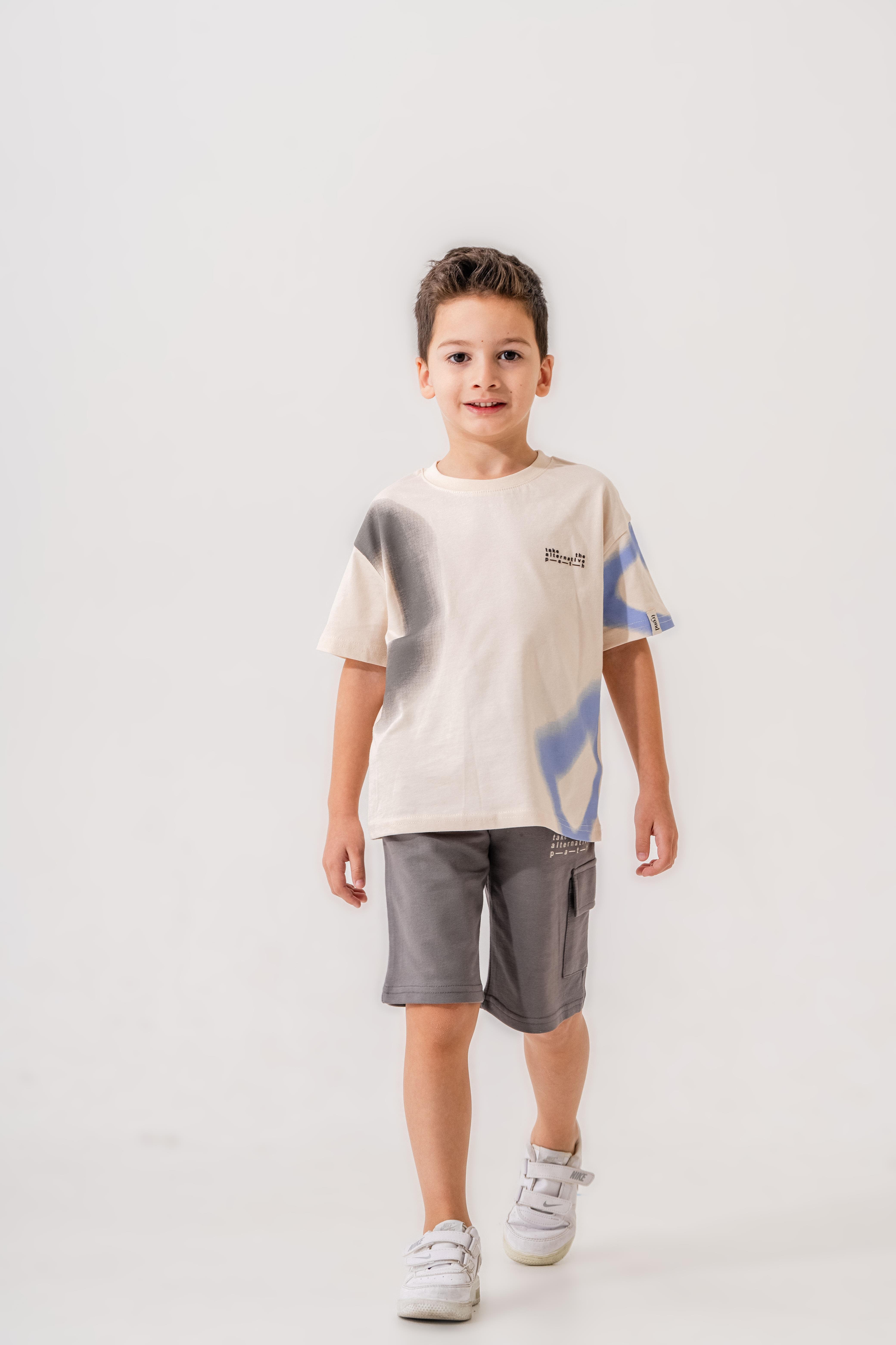Erkek Çocuk T-Shirt & Şort 2'li Takım