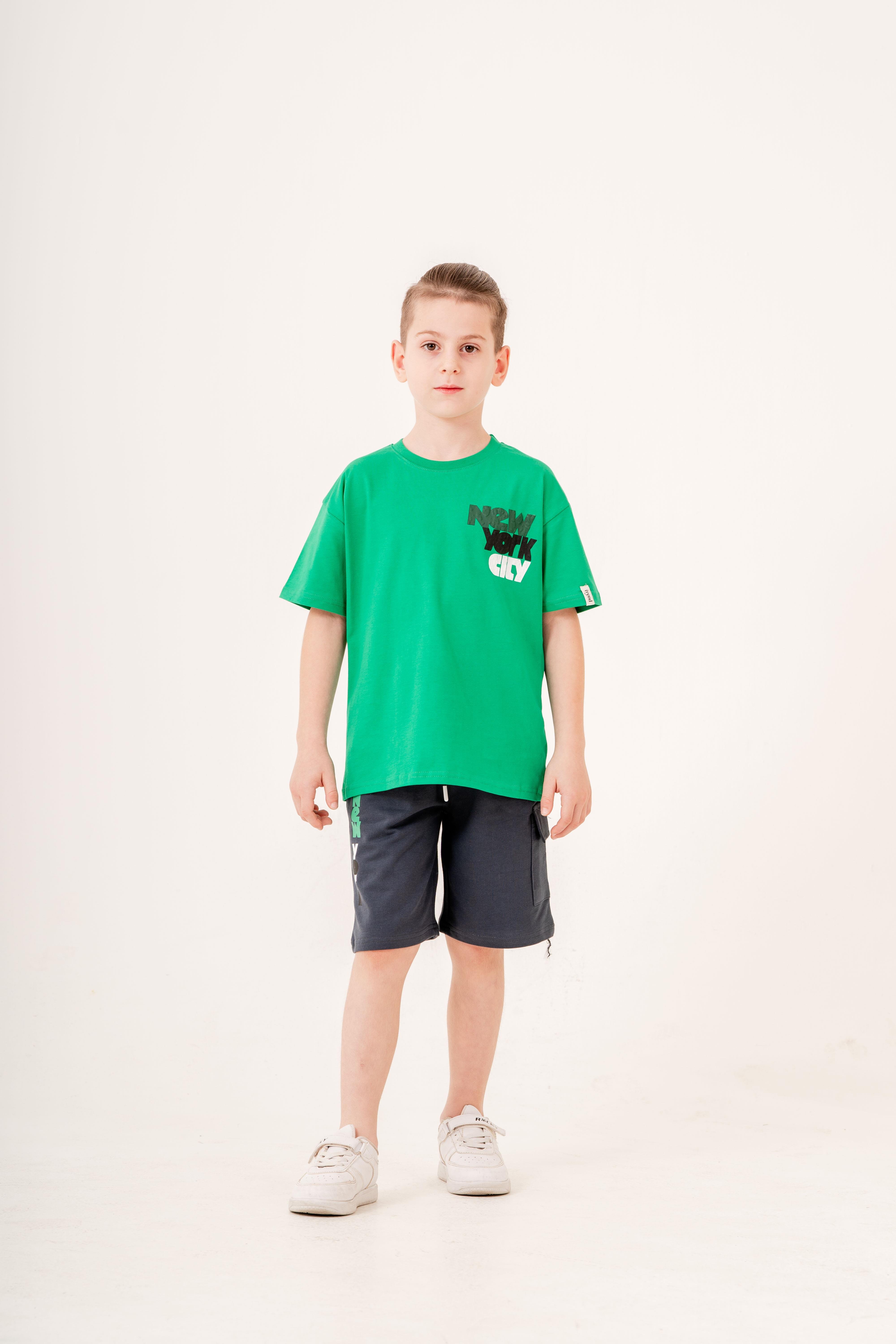 Erkek Çocuk T-Shirt & Şort 2'li Takım
