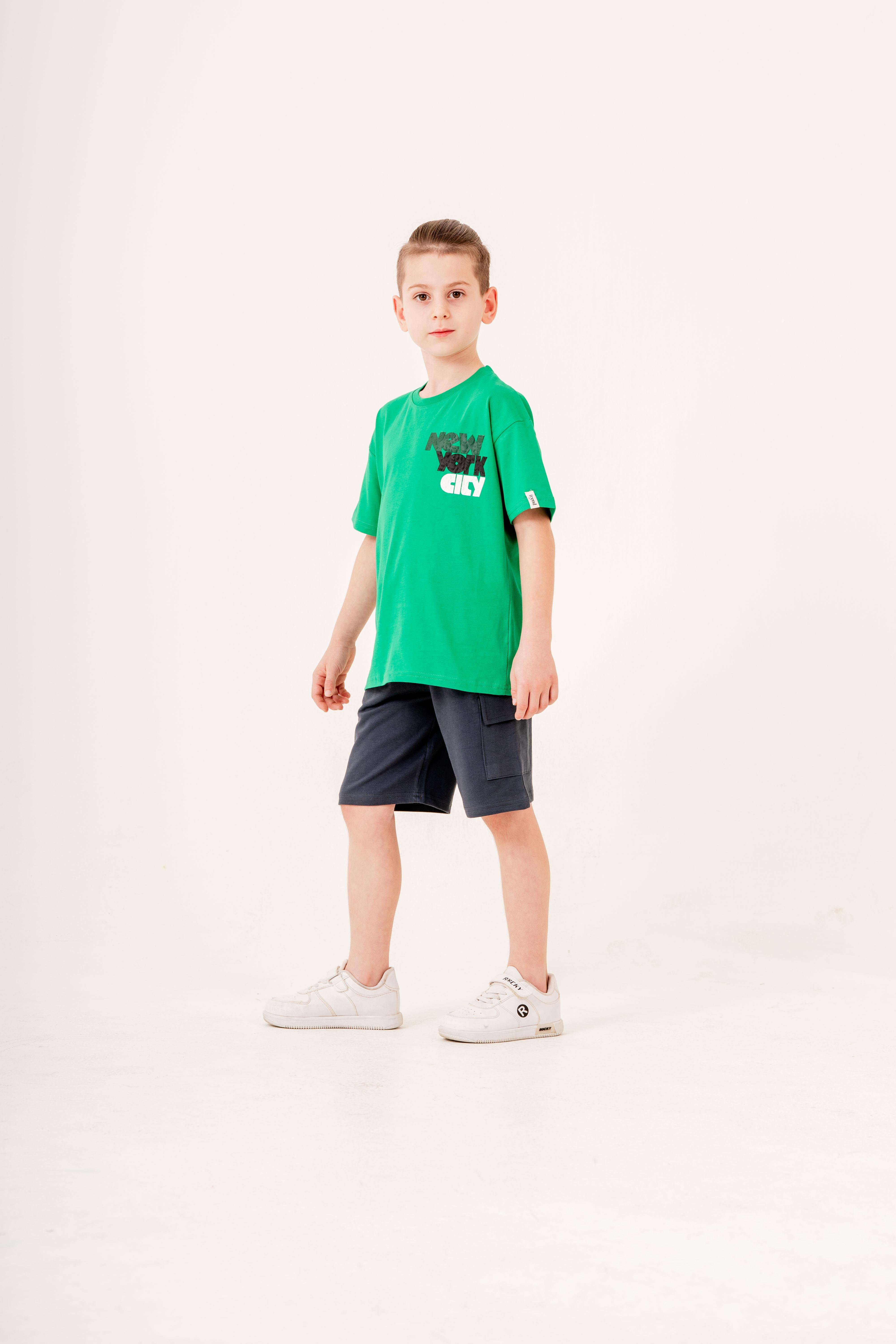 Erkek Çocuk T-Shirt & Şort 2'li Takım