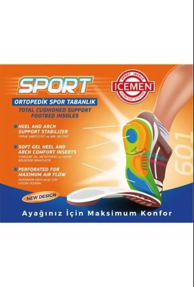 Icemen 601 Sport Ortopedik Tabanlık