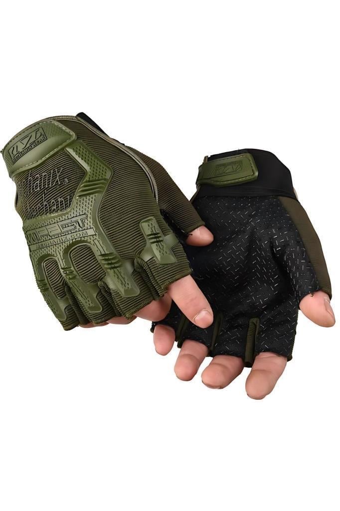 Mechanix Yarım Parmak Eldiven- Taktik Destekli Kadın&Erkek unisex Eldiven