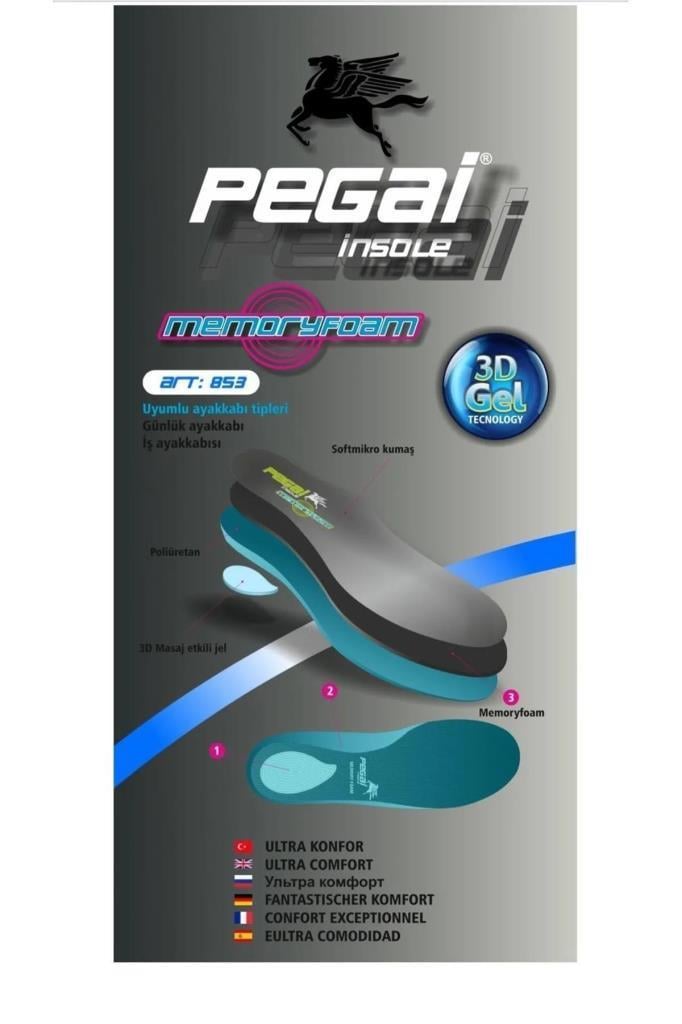 Pegai 853 Memory Foam Tabanlık