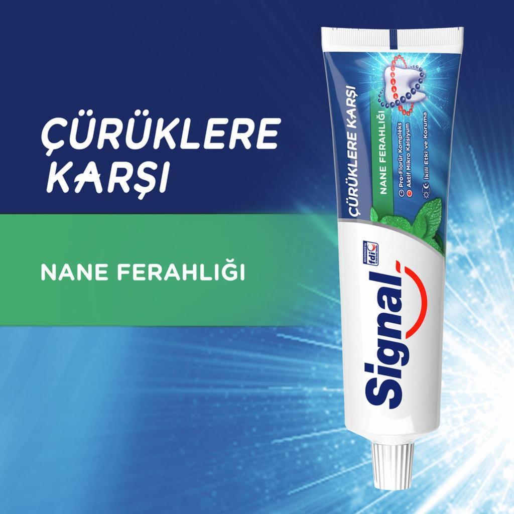 Signal Çürüklere Karşı Diş Macunu Nane Ferahlığı 100ML Signal Diş Macunu