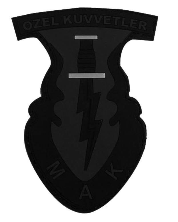 Single Sword 3d Plastik Mak Özel Kuvvetler Arması Patch