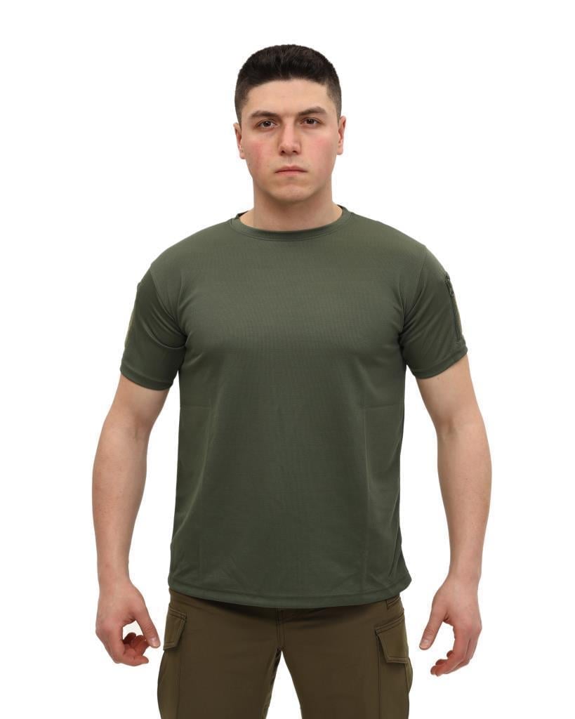 Single Sword Bisiklet Yaka Kısa Kol Taktik T-shirt