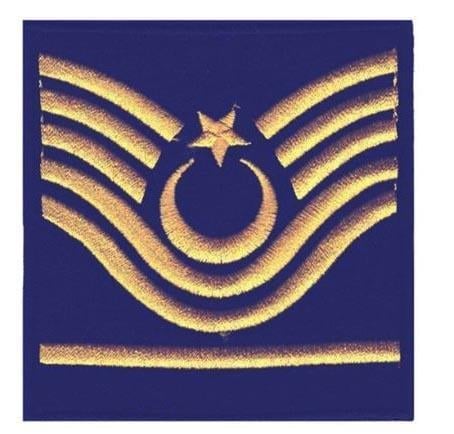 Single Sword Jandarma Asayiş Nakış Rütbe