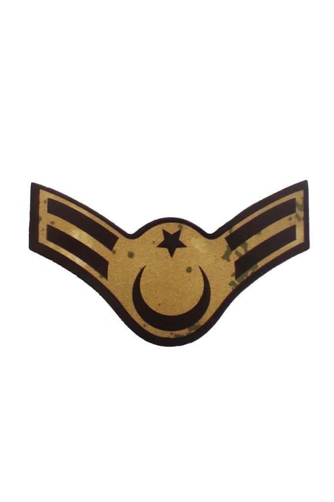 Single Sword Jandarma Eğitim Plastik Rütbe
