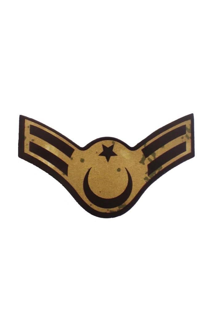 Single Sword Jandarma Eğitim Plastik Rütbe