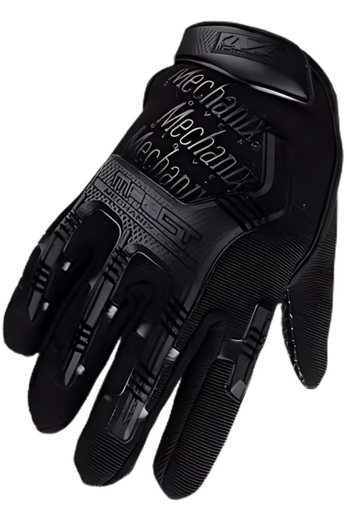 Single Sword Mechanix Tam Parmak Taktik Eldiven, Darbe Emici İş Eldiveni, Dokunmatik Özellikli Motosiklet&Spor Eldiveni, Unisex 