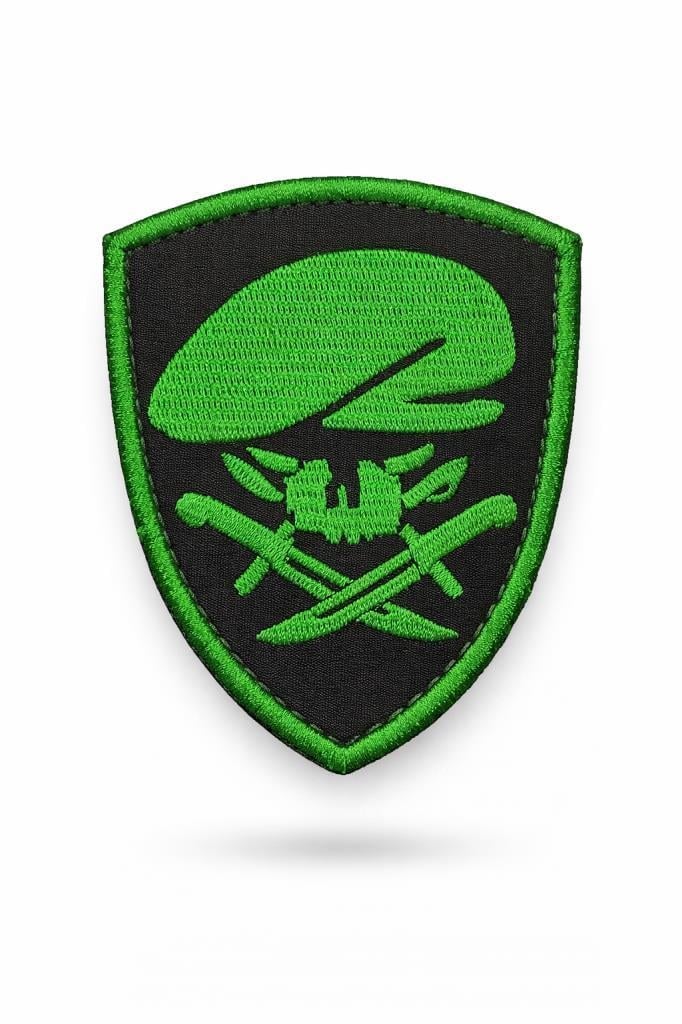 Single Sword Nakış Patch - Büyük Boy Bere-Bıçak Peç
