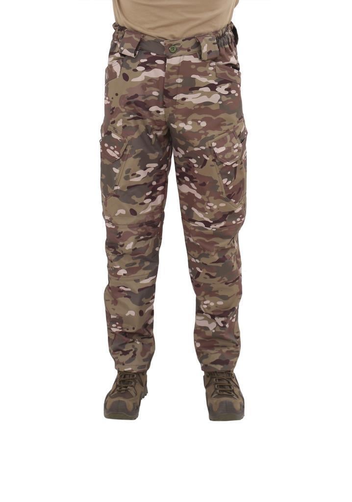 Single Sword Outdoor Softshell Su&Rüzgar  Geçirmez Taktik Erkek Pantolon (İçi Polarlı) 