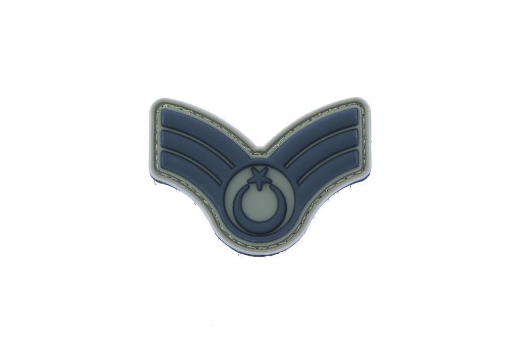 Single Sword Plastik Patch (Peç) Astsubay Rütbe