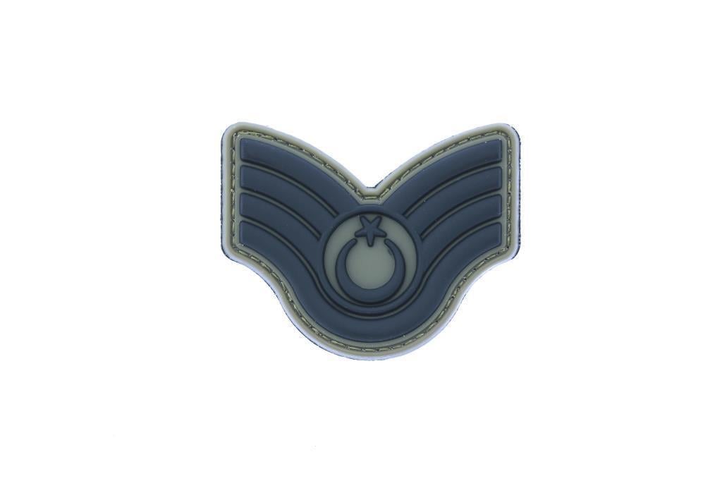 Single Sword Plastik Patch (Peç) Astsubay Rütbe