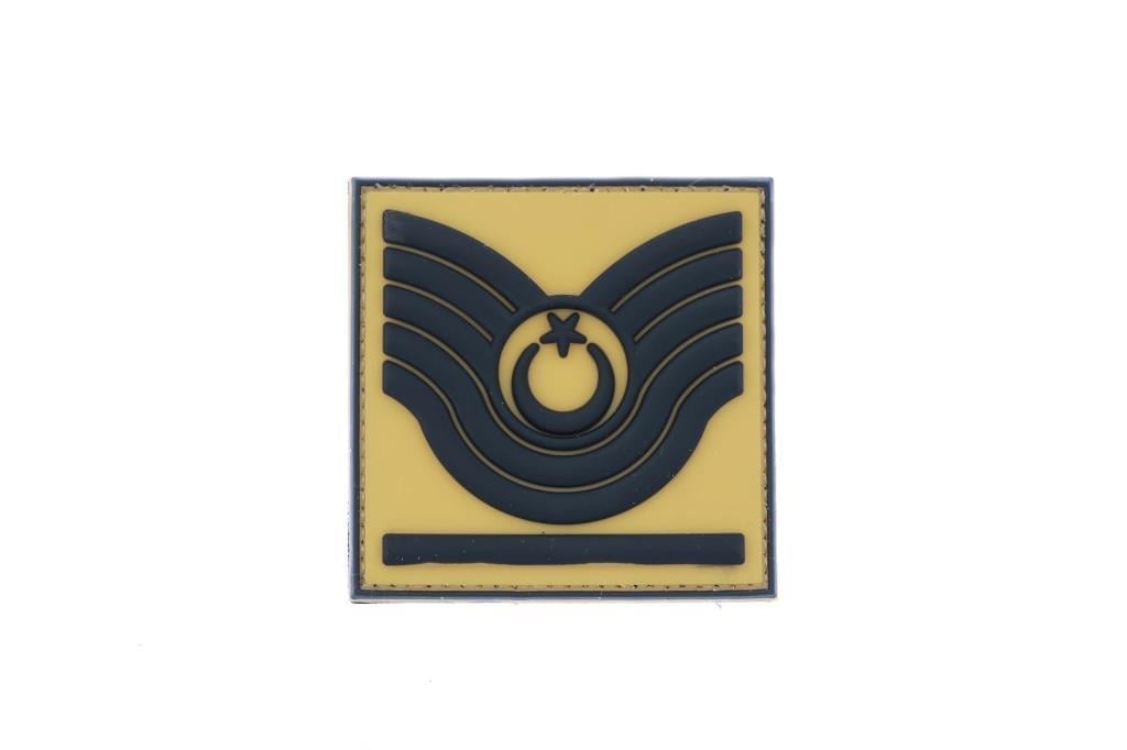 Single Sword Plastik Patch (Peç) Astsubay Rütbe