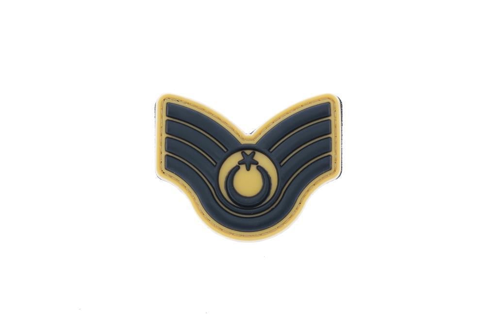 Single Sword Plastik Patch (Peç) Astsubay Rütbe