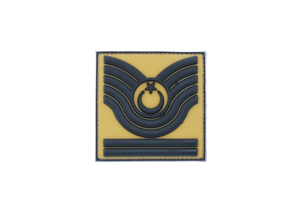 Single Sword Plastik Patch (Peç) Astsubay Rütbe