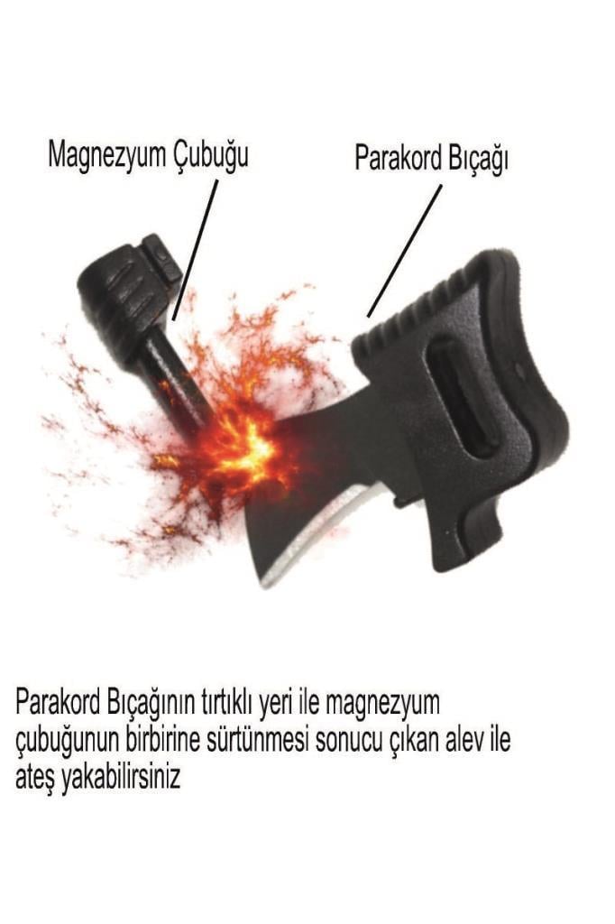 Single Sword Pusulalı Bıçaklı Parakort