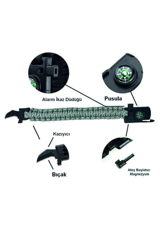 Single Sword Pusulalı Bıçaklı Parakort