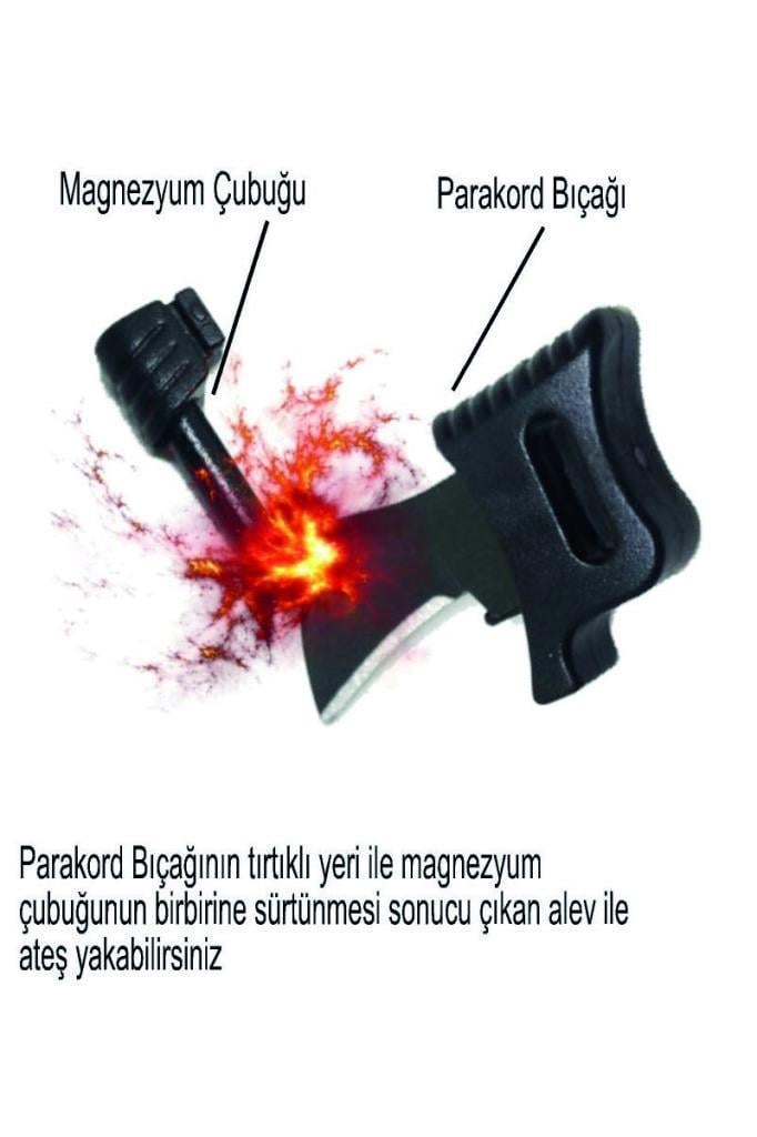 Single Sword Pusulalı Bıçaklı Parakort