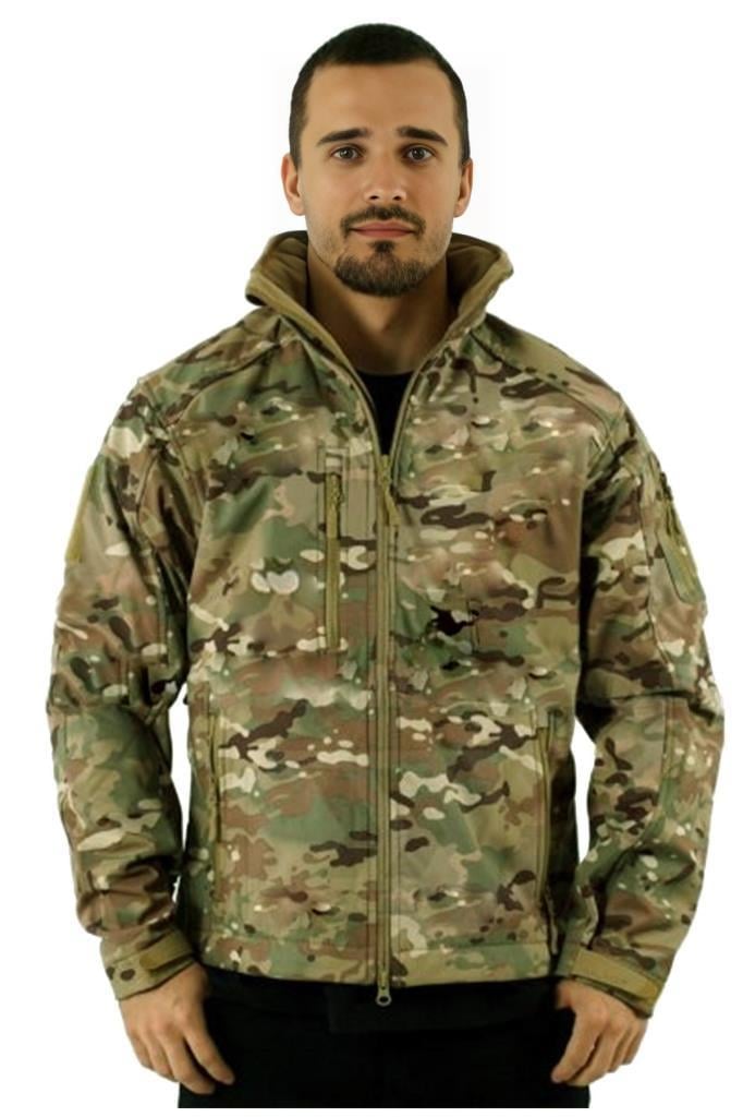Single Sword Su&Rüzgar Geçirmez Outdoor Softshell Kışlık Erkek Mont (Kapüşonlu)