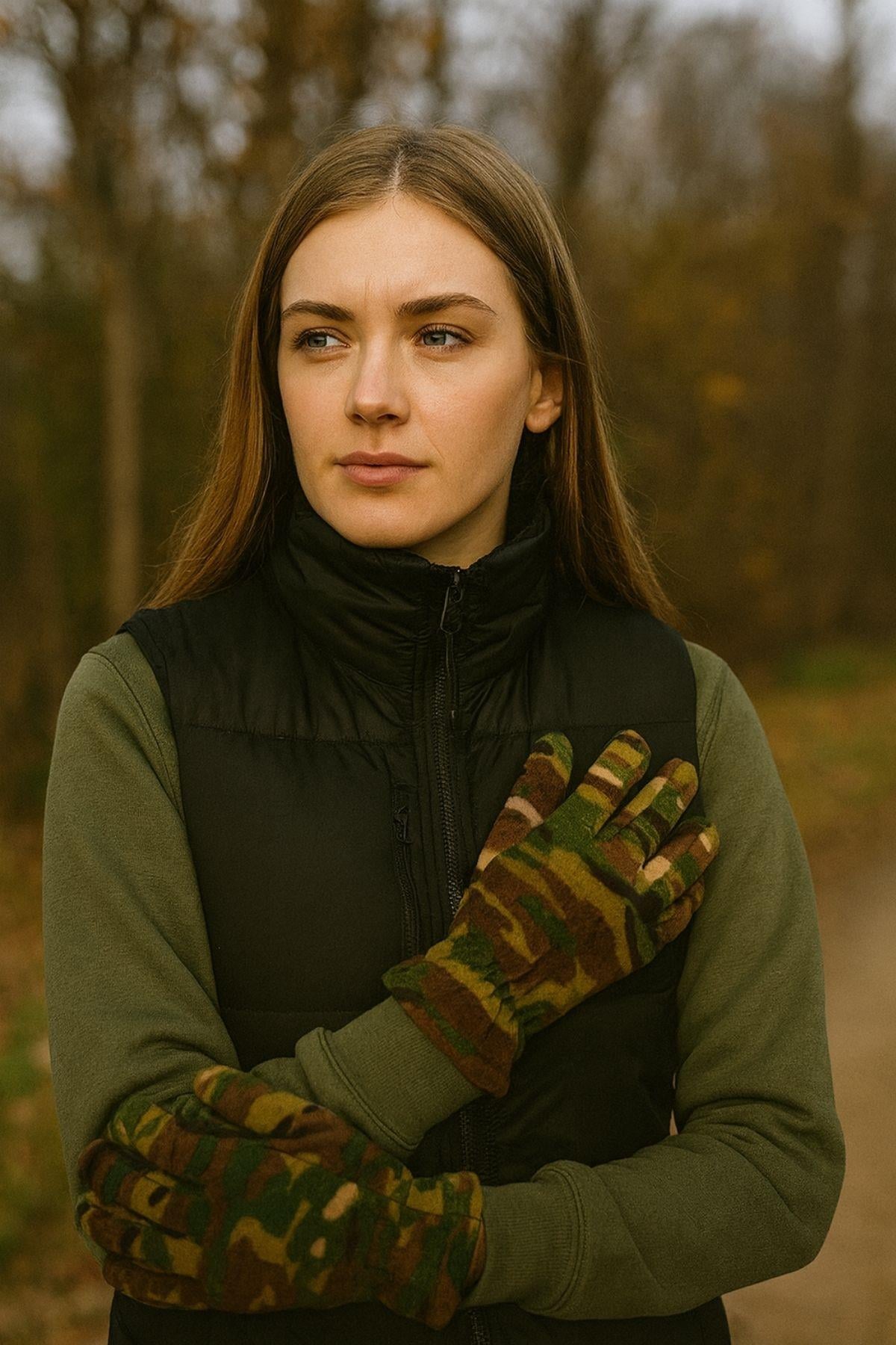 Single Sword Unisex Polar Eldiven – Isı Yalıtımlı, Rüzgar Geçirmez, Dokunmatik Kış Eldiveni