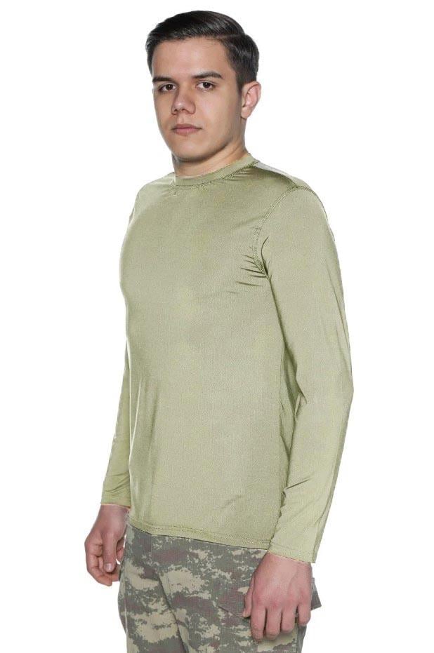 Single Sword Uzun Kol Microfiber T-Shirt - Tişört