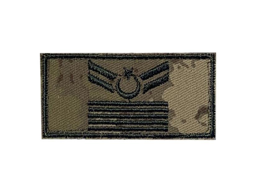 Single Sword Yeni TSK Eğitim Nakış Rütbe (Mini Model)