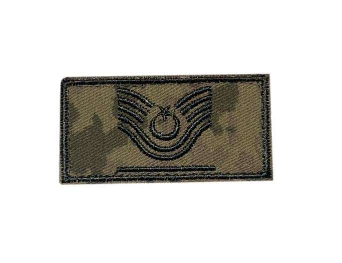 Single Sword Yeni TSK Eğitim Nakış Rütbe (Mini Model)