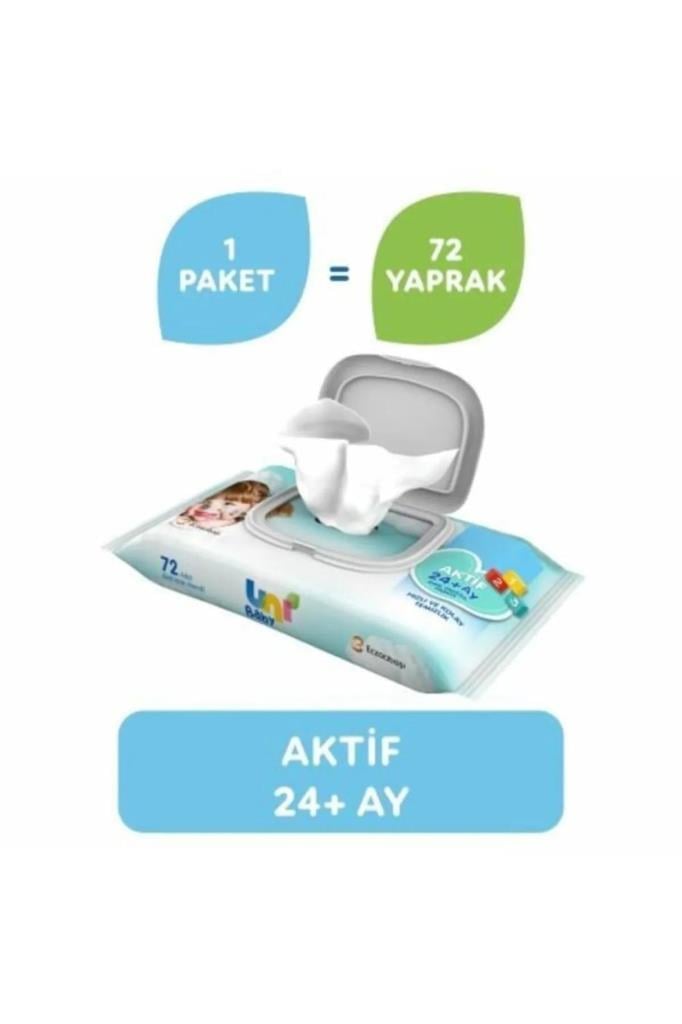 UNİ BABY ISLAK MENDİL 72Lİ