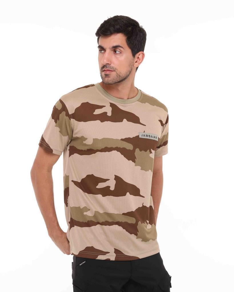 Yakasız Kısa Kol Erkek T-Shirt Jambaar