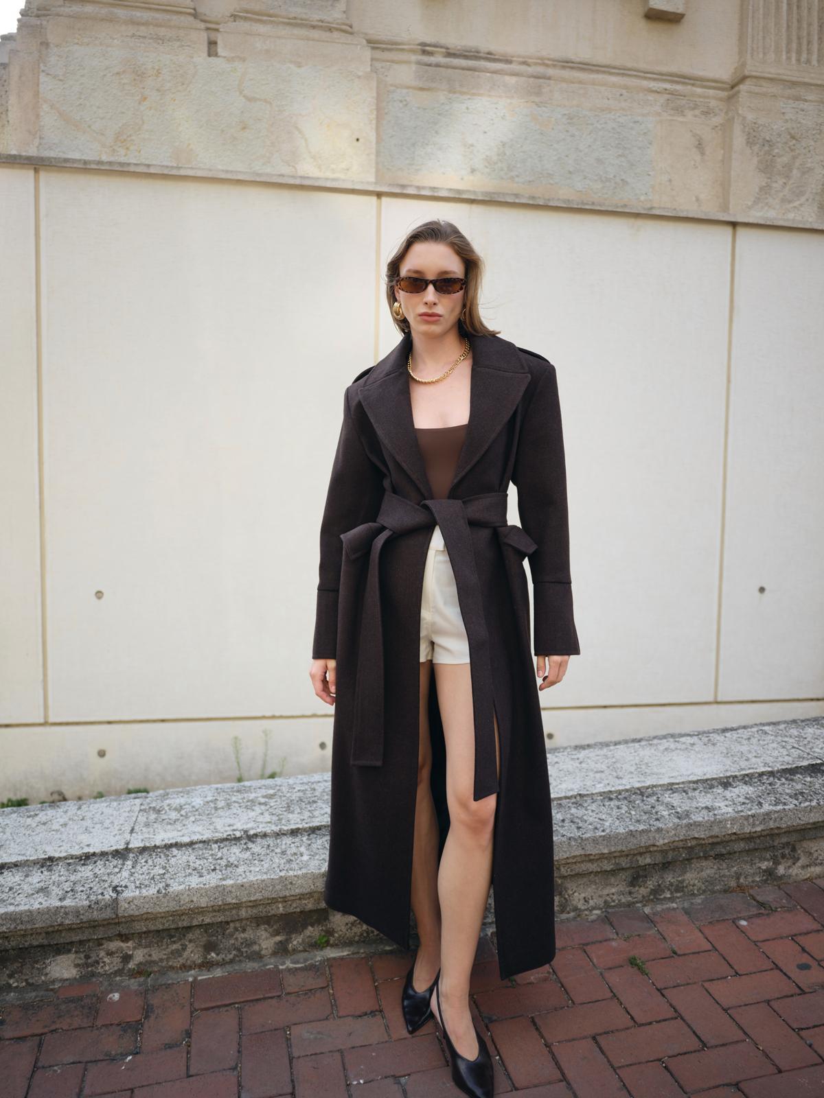 KAHVE RV STUDİO DOUBLE MANŞET KABAN