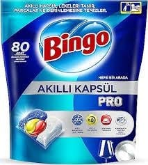 BİNGO AKILLI BULAŞIK KAPSÜLÜ PRO  80 'Lİ
