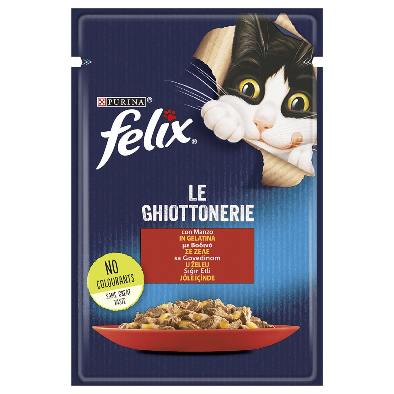 FELİX DANA ETLİ YAŞ KEDİ MAMASI 85 GR