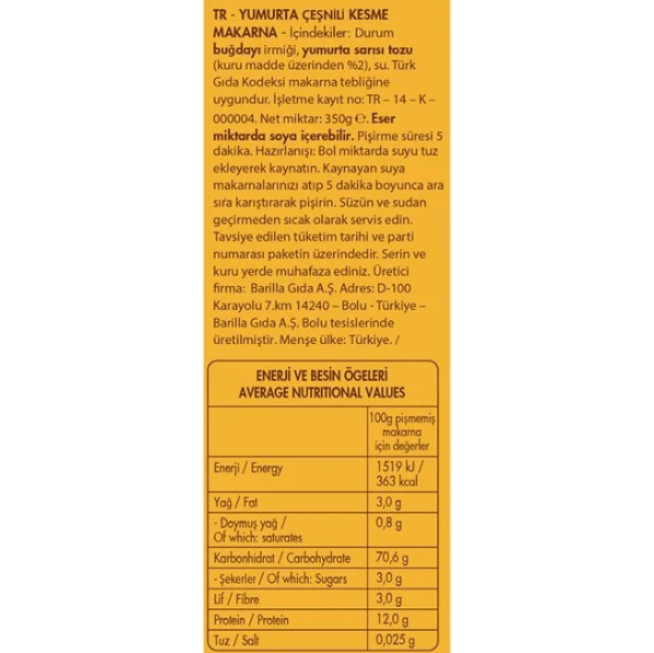 FİLİZ YUMURTALI KIRPIK 350 GR