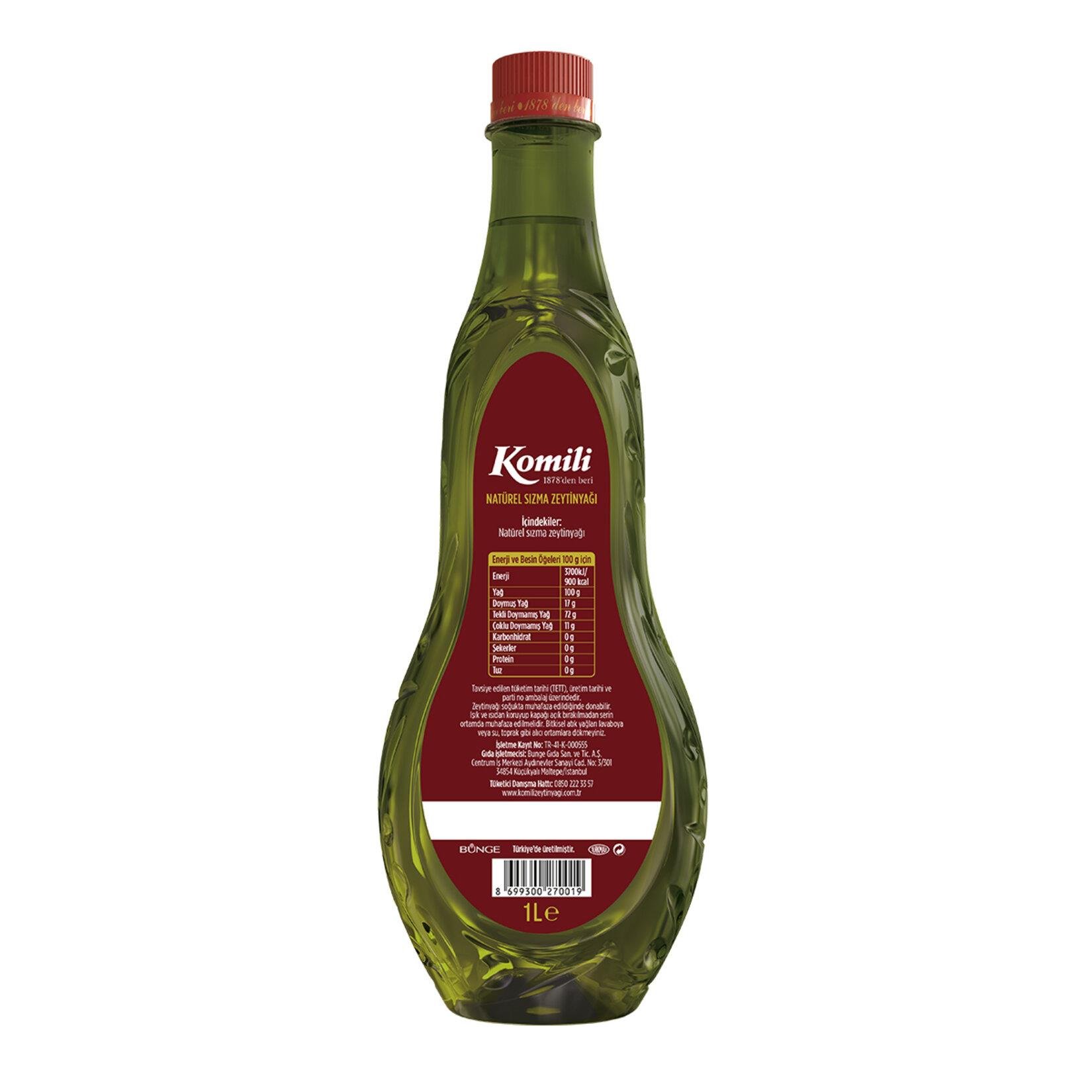 KOMİLİ SIZMA ZEYTİNYAĞ 1 L