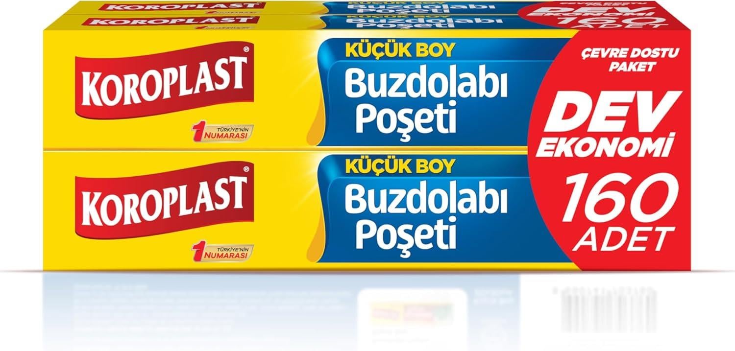 KOROPLAST BUZDOLABI POŞETİ KÜÇÜK BOY DEV EKONOMİ 20*30 160'LI