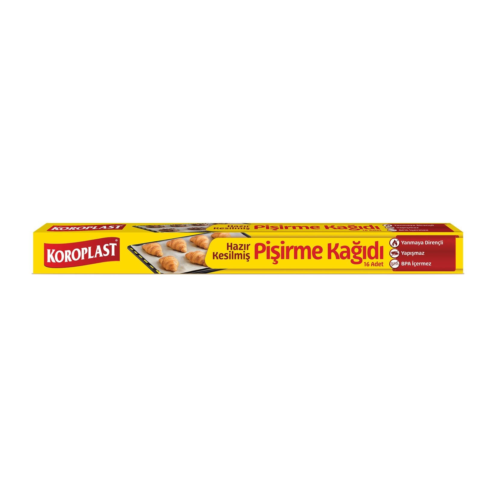 Koroplast Pişirme Kağıdı Hazır Kesilmiş 16'lı