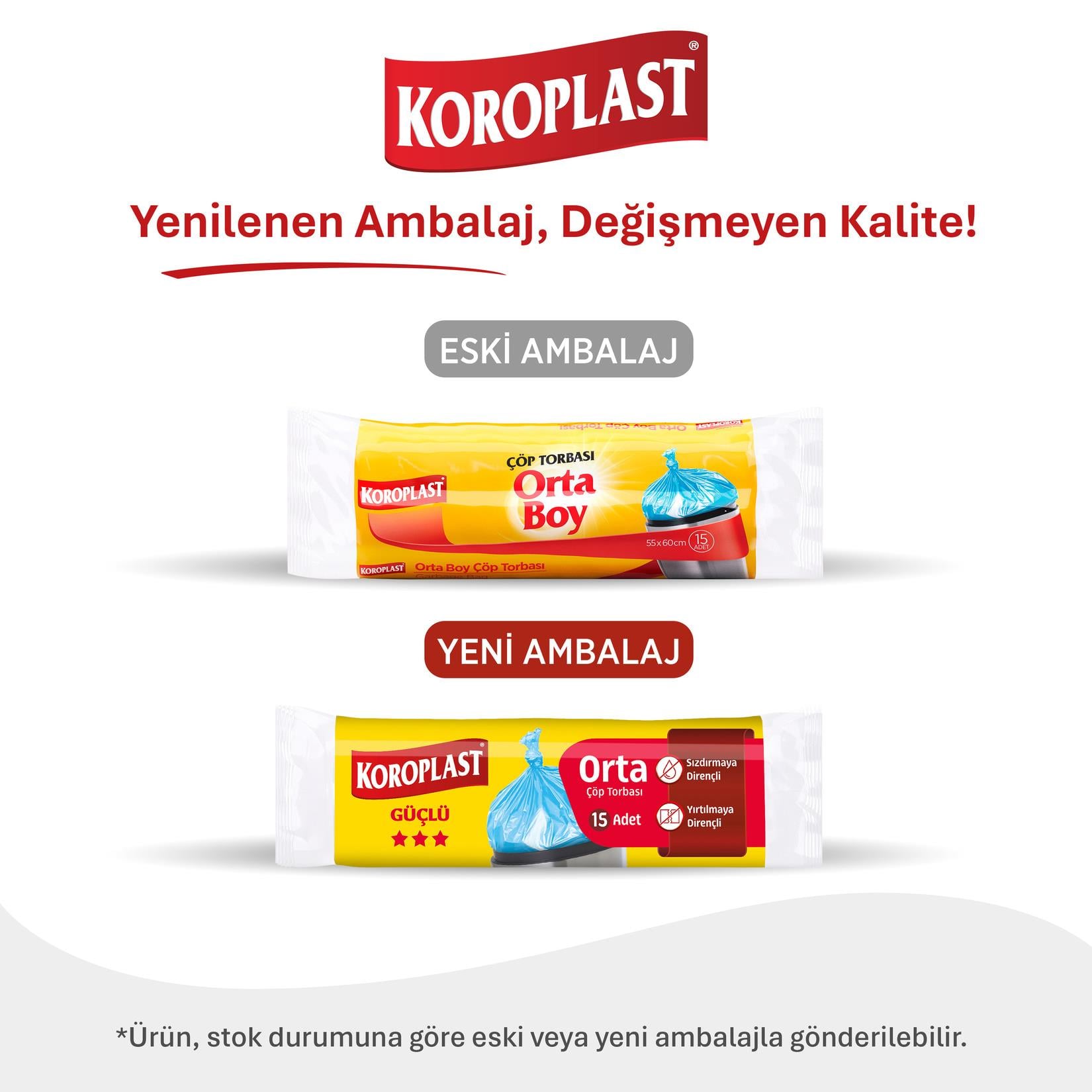 KRP ORTA BOY ÇÖP TORBASI - 15' Lİ   