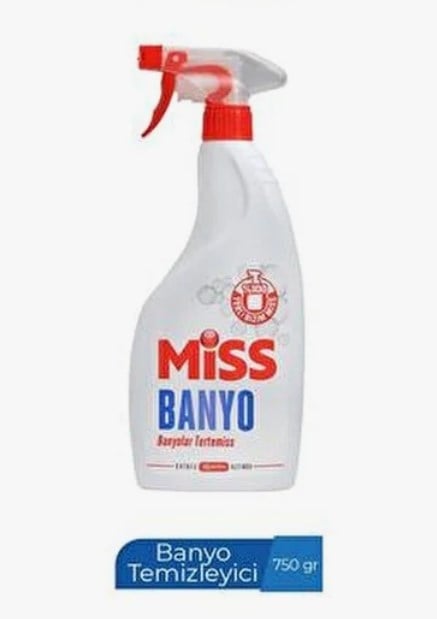 MİSS BANYO TEMİZLEYİCİ SPREY 750 ML