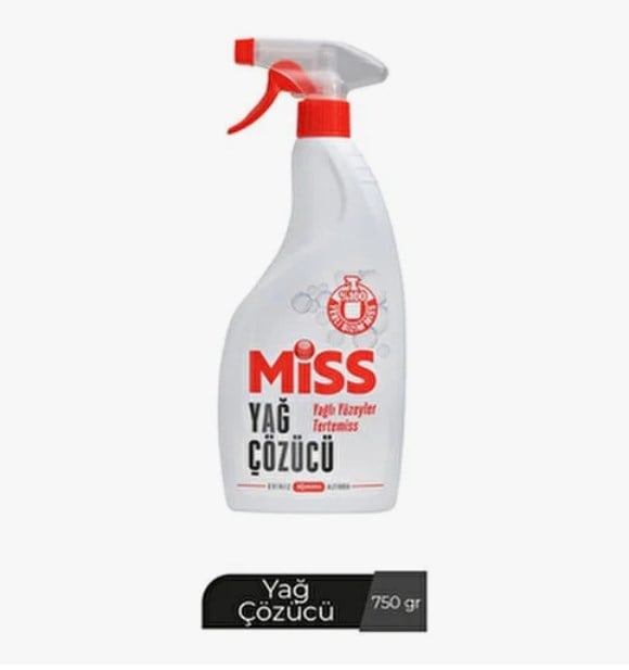 MİSS YAĞ ÇÖZÜCÜ SPREY 750 ML