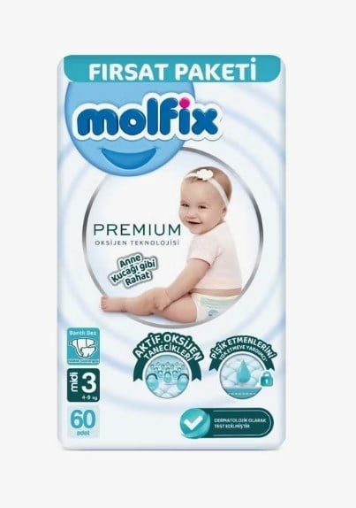 MOLFİX FIRSAT PREMİUM PAKETİ 3 NUMARA 60'LI