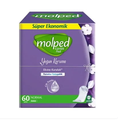 Molped Yoğun Koruma Normal 60'lı Günlük Ped